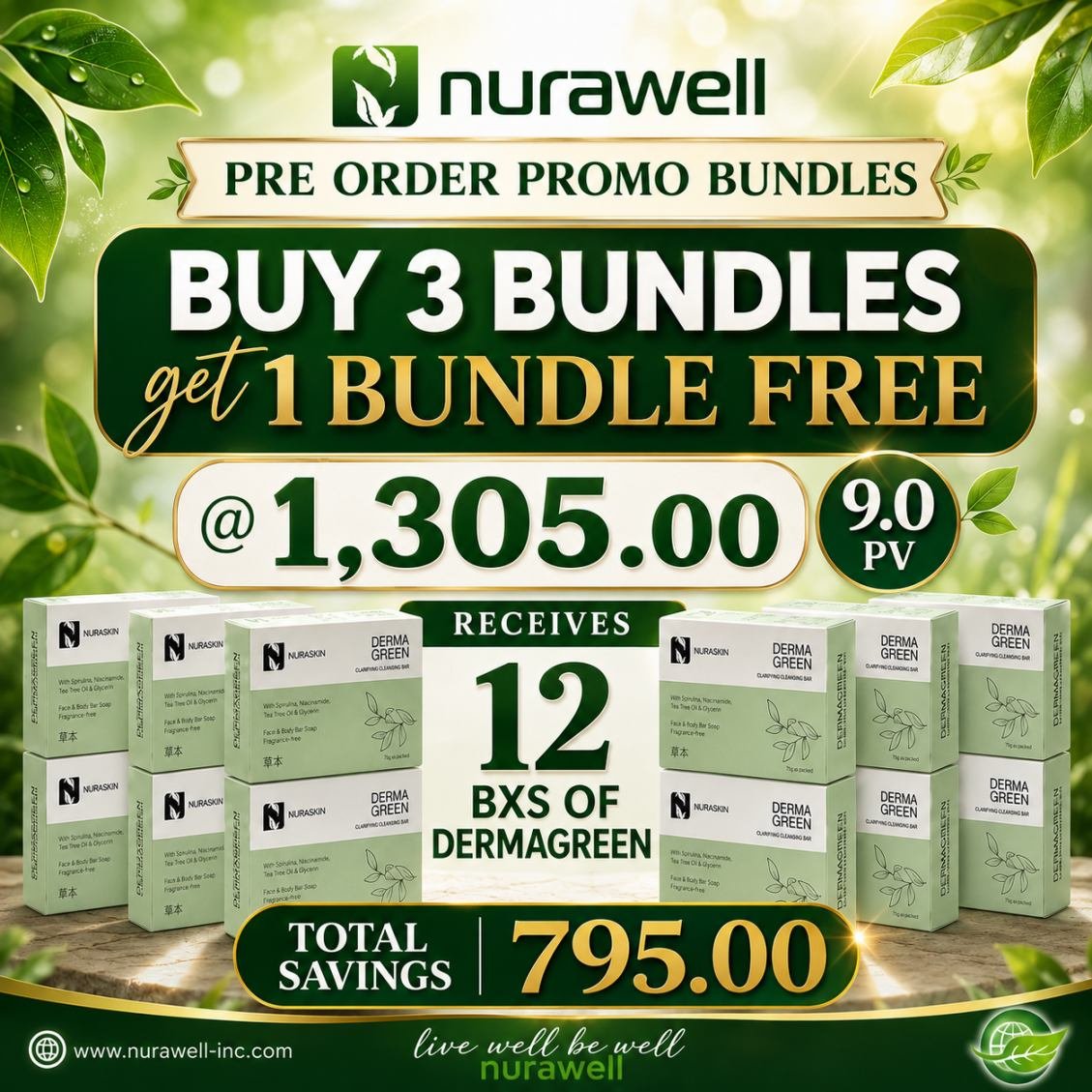 2026/07/1000613827.jpg DermaGreen Pre-Order Promo Bundle (12 Bars) - Image 1