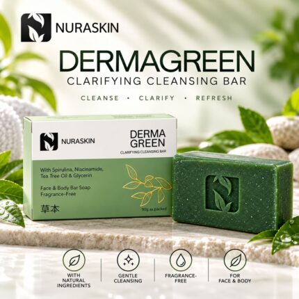 Nuraskin DermaGreen - Value Pack (3 Bars)